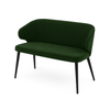 Bancheta catifea CAPRICE culoare VERDE